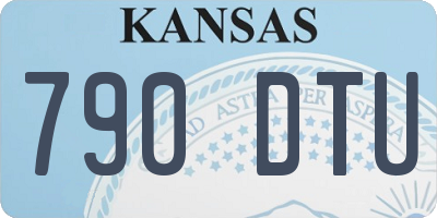 KS license plate 790DTU