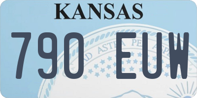 KS license plate 790EUW