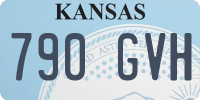 KS license plate 790GVH