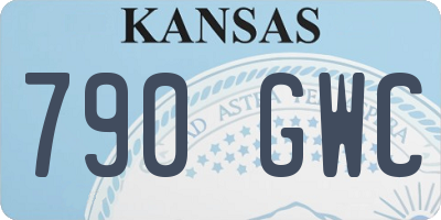 KS license plate 790GWC