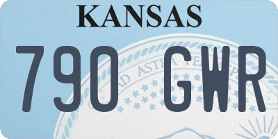 KS license plate 790GWR