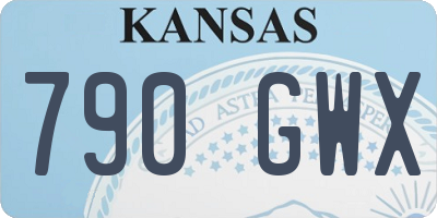 KS license plate 790GWX