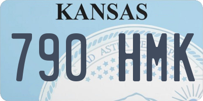 KS license plate 790HMK