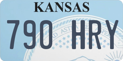 KS license plate 790HRY
