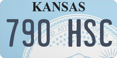 KS license plate 790HSC