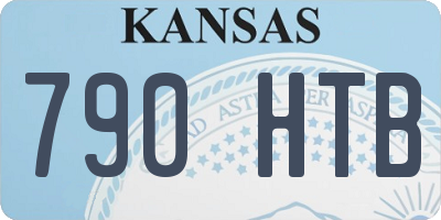 KS license plate 790HTB