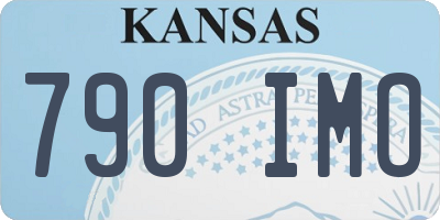 KS license plate 790IMO