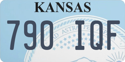 KS license plate 790IQF