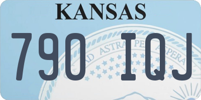 KS license plate 790IQJ
