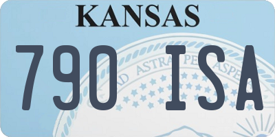 KS license plate 790ISA