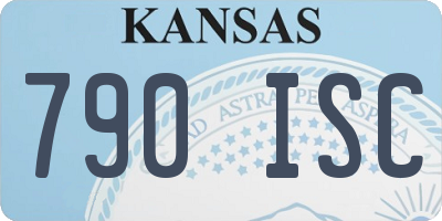 KS license plate 790ISC