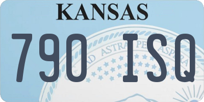 KS license plate 790ISQ