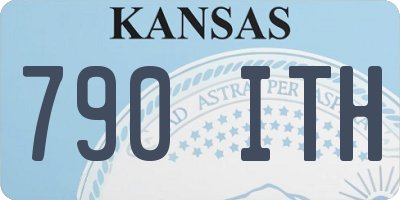 KS license plate 790ITH