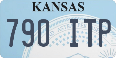 KS license plate 790ITP