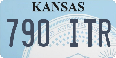 KS license plate 790ITR