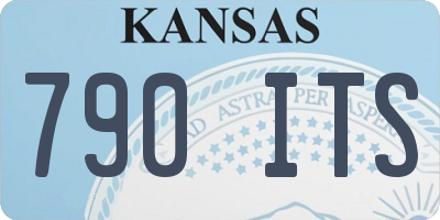 KS license plate 790ITS