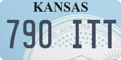 KS license plate 790ITT