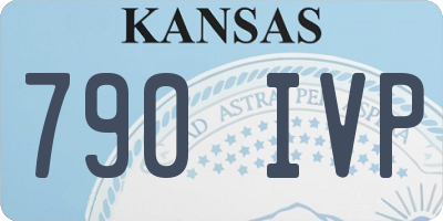KS license plate 790IVP