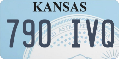 KS license plate 790IVQ