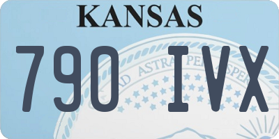 KS license plate 790IVX
