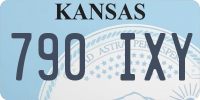 KS license plate 790IXY