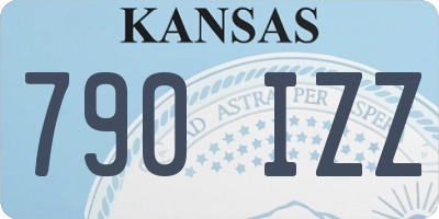KS license plate 790IZZ