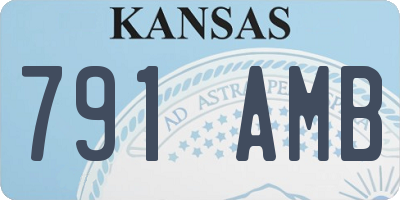 KS license plate 791AMB