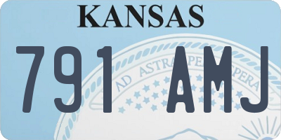 KS license plate 791AMJ