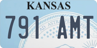 KS license plate 791AMT