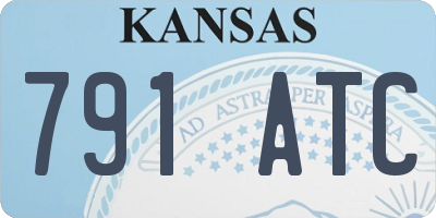 KS license plate 791ATC