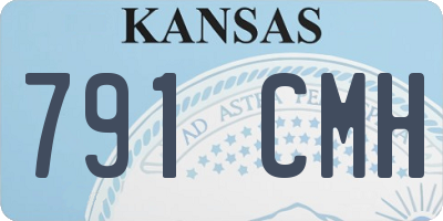 KS license plate 791CMH