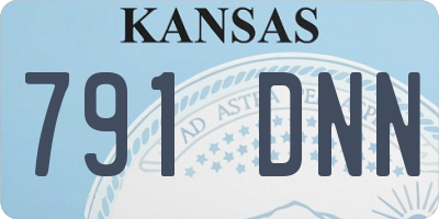 KS license plate 791DNN