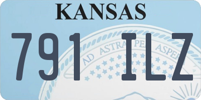 KS license plate 791ILZ