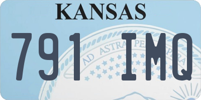 KS license plate 791IMQ