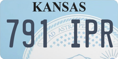 KS license plate 791IPR