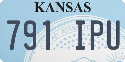 KS license plate 791IPU