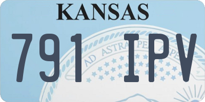 KS license plate 791IPV