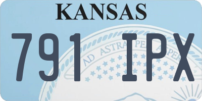 KS license plate 791IPX