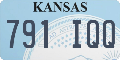 KS license plate 791IQQ