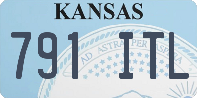 KS license plate 791ITL