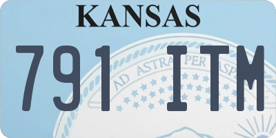 KS license plate 791ITM