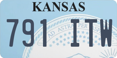 KS license plate 791ITW