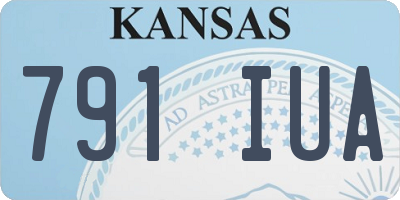 KS license plate 791IUA