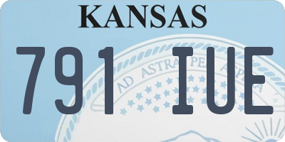 KS license plate 791IUE