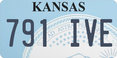 KS license plate 791IVE