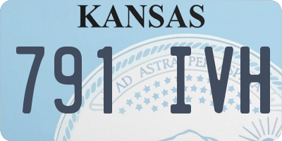 KS license plate 791IVH