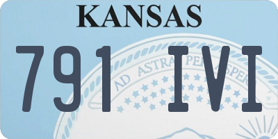 KS license plate 791IVI
