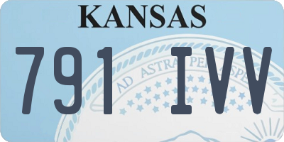 KS license plate 791IVV