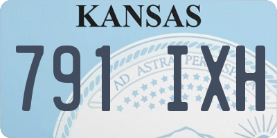 KS license plate 791IXH