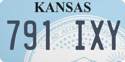 KS license plate 791IXY